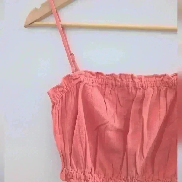 BILLABONG | Women's Rose Clay By The Beach Elastic Crop Top - Picture 4 of 6